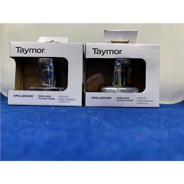 Taymor Polished Chrome Robe Hook (2ct)
