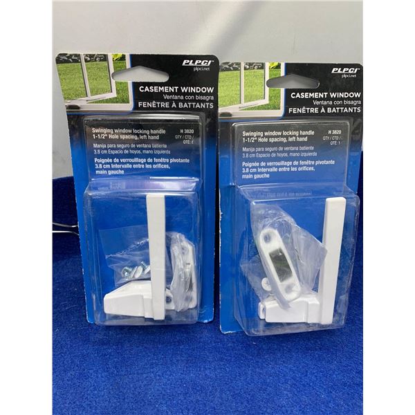 Casement Window Swinging Windw Locking Handle (1-1/2in hole spacing) Left Hand (2ct)