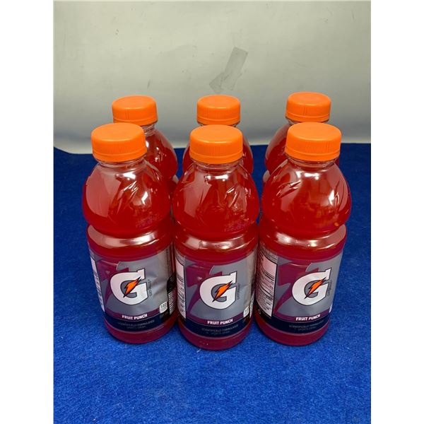 Gatorade Electrolyte Beverage (6 x 591ml)- Fruit Punch