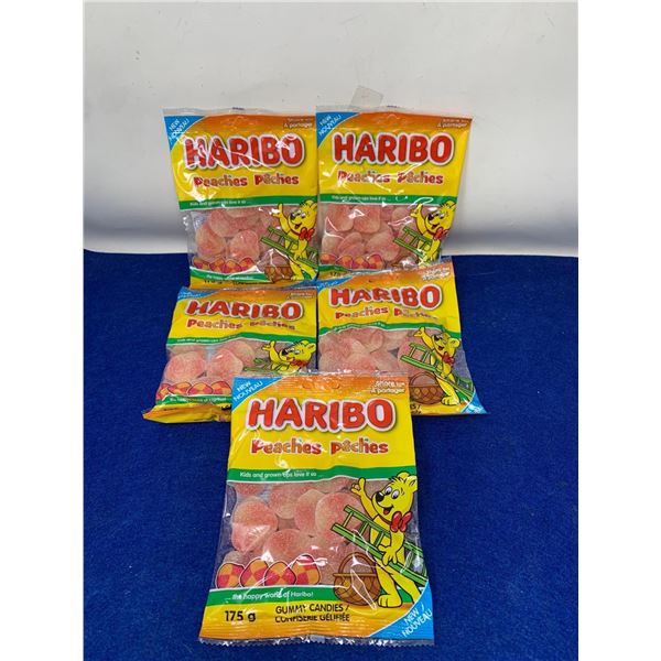 Haribo Gummy Peaches (5 x 175g)