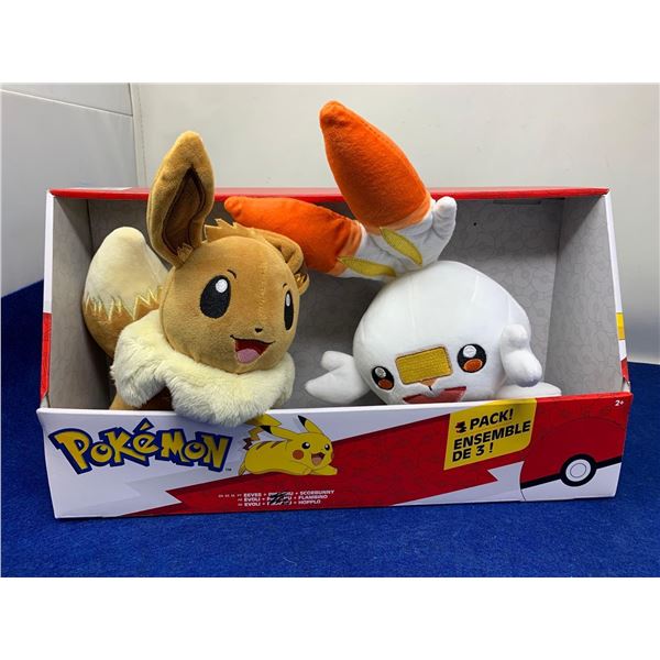 Pokemon 3 Pack Plush Toys