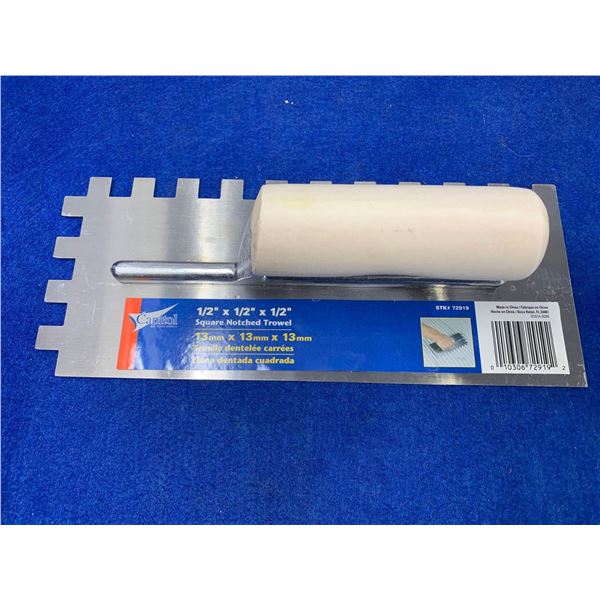 Capitol 1/2in x 1/2in x 1/2in Square Notched Trowel