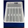 Image 1 : Home Basics Expandable Cutlery Tray (13in-21in  x 16in)