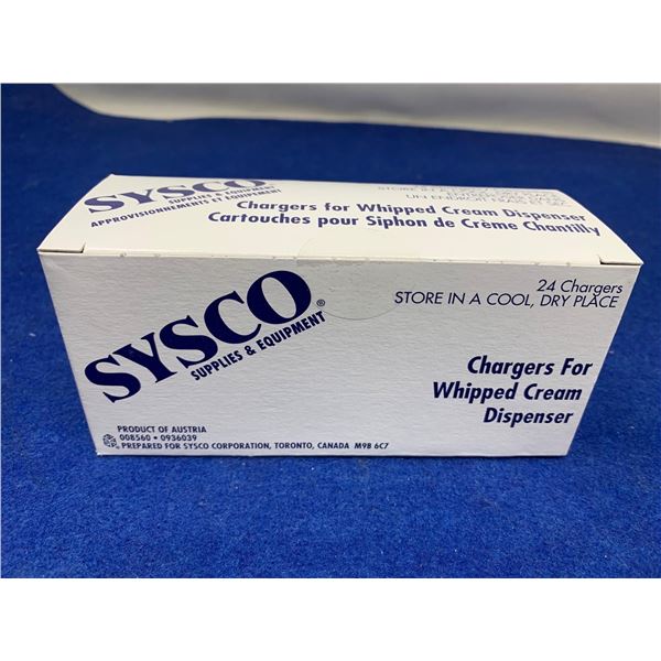 Sysco Chargers for Whipped Cream Dispenser (24ct)