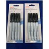 Image 1 : Black Dry Erase Markers (2 x 4)