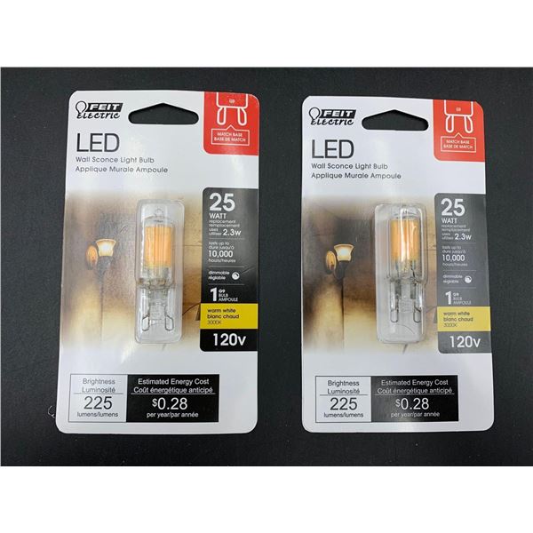 Feit Electric LED Wall Sconce Light Bulb (2 x 25w)