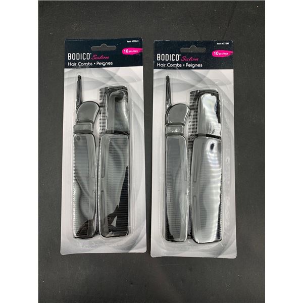 Bodico Salon Hair Combs (2 sets)