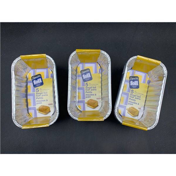 Signature Foil Small Loaf Pans (3 x 5)