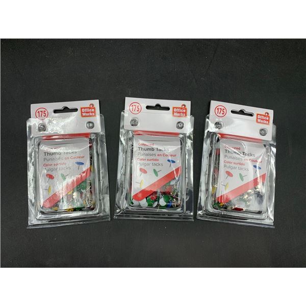 Colored Thumb Tacks (3 x 175)