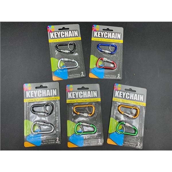 Keychain Carabiner Set (5 x 2)