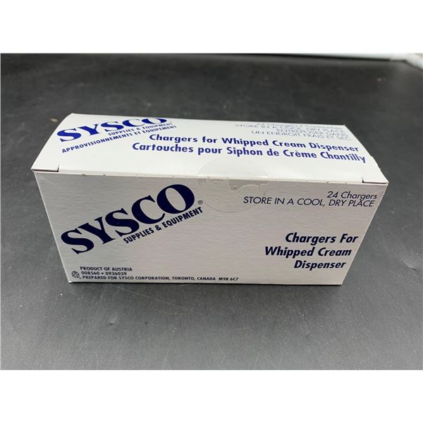 Sysco Chargers for Whipped Cream Dispenser (24 chargers)