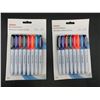 Image 1 : Assorted Colours Dry Erase Markers (2 x 8)