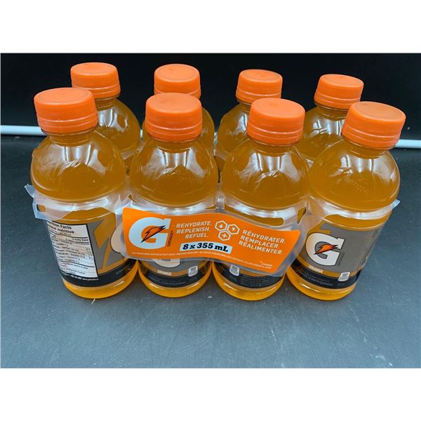 Gatorade Electrolyte Beverage (8 x 355ml) Orange