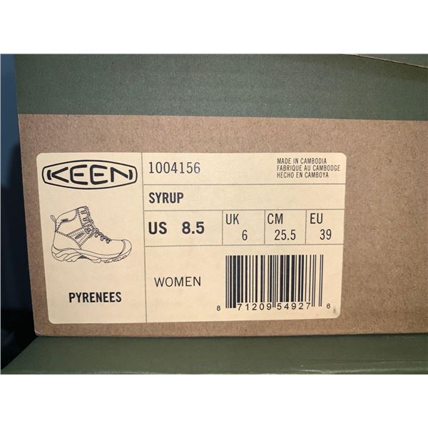 Keen Pyrenees Women's Hiking Boots Size 8.5 Syrup