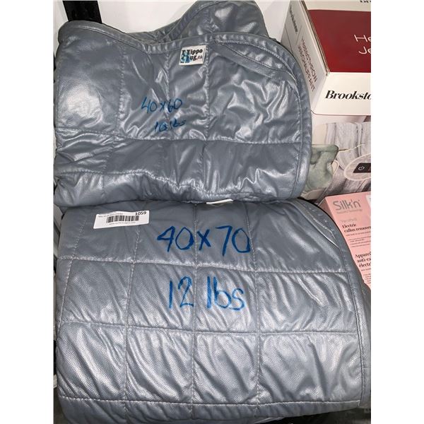 Hippo Hufg Lot of 2 Weighted Blankets
