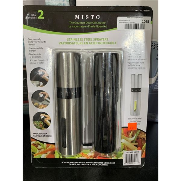 Misto Set of 2 Stainless Steel Sprayers