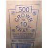 Image 2 : Crown #10 Kraft paper Grocery Bags 500pc