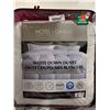 Image 1 : Hotel Grande King Size White Down Duvet All Season Medium Weight