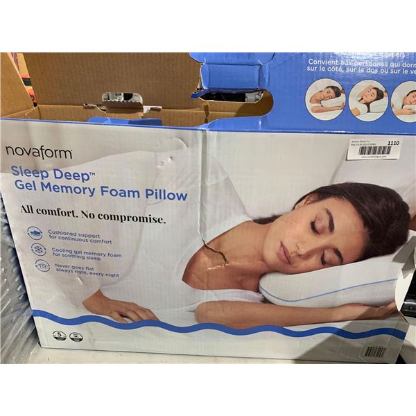 NovaForm Sleep Deep Gel Memory Foam Pillow