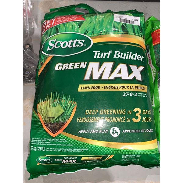 Scotts Turf Builder Green MAX Lawn Food- 12.6 Lbs