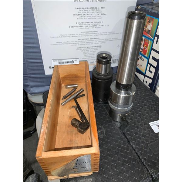 D-100 boring head c/w assorted accessories