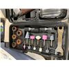 Image 3 : Jobmate 1/2" air impact tool kit with die grinder and accessories with carrying case