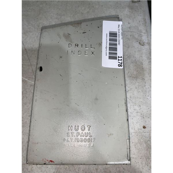 Assorted Drill Bits in Metal Case