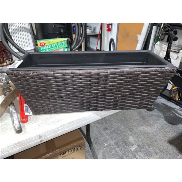 20 Wicker Balcony Box Planter