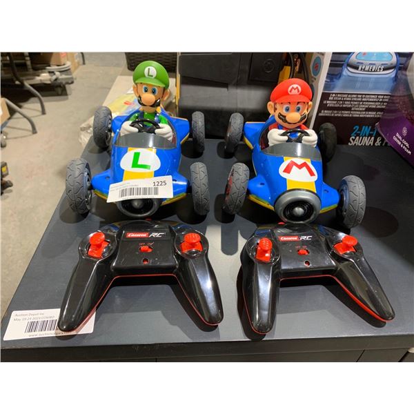 Lot of 2 Mario & Luigi RC Cars