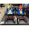 Image 1 : Lot of 2 Mario & Luigi RC Cars