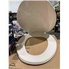 Image 2 : Lot of 6 New Ivory Replacement Toilet Seats with Hardware