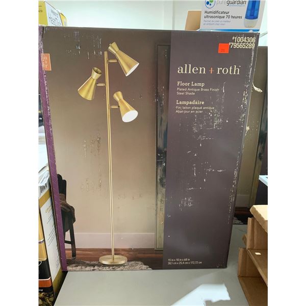 Allen + Roth Antique 3 Head Floor Lamp