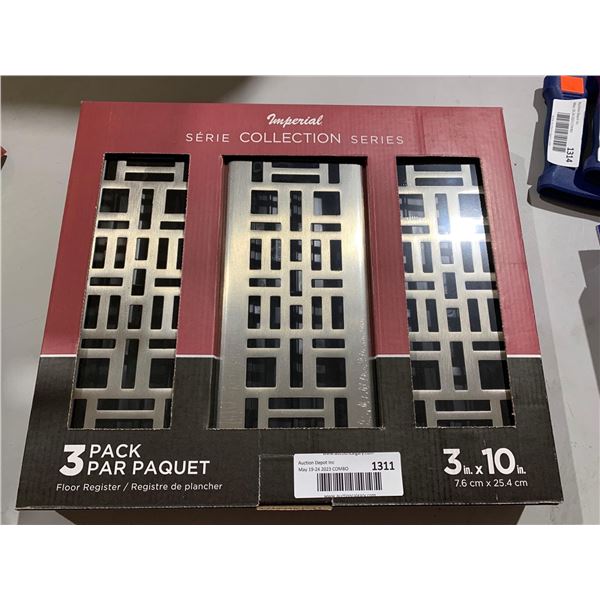Imperial Collection 3 Pack Vent Covers 3x10"