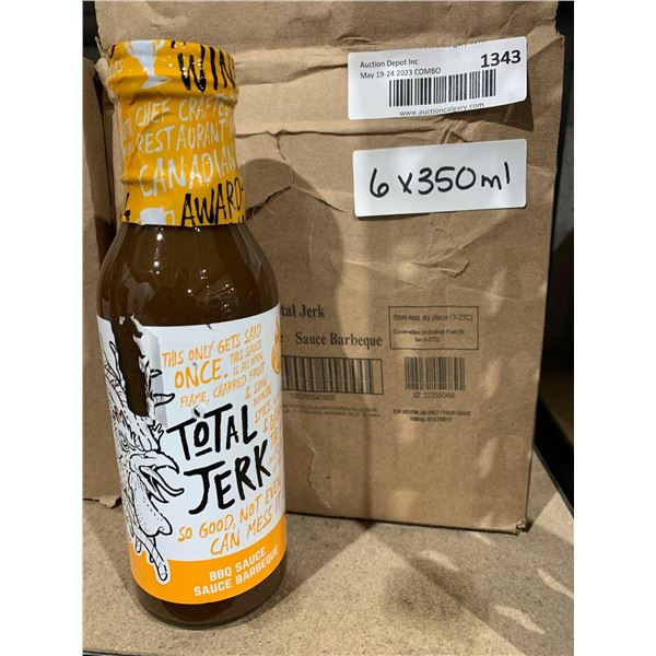 Total Jerk BBQ Sauce 6x350ml