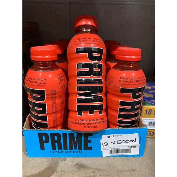 Prime Hydration Drink Tropical Fruit Punch 12x500ml