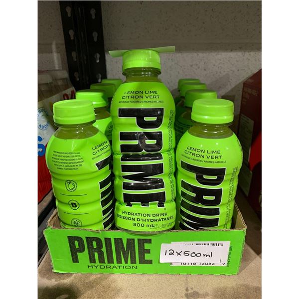 Prime Hydration Drink Lemon Lime 12x500ml