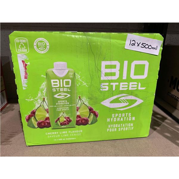 Bio Steel Sports Hydration Cherry Lime Flavour 12x500ml