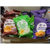 Image 2 : Box Lot of Assorted Potato Chips Barbecue, Sour Cream & Onion and All Dressed