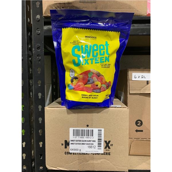 Mondoux Sweet Sixteen Sweet & Sour Gummy Candy 6x900g