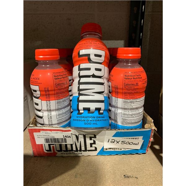 Prime Hydration Drink Ice Pop 12x500ml