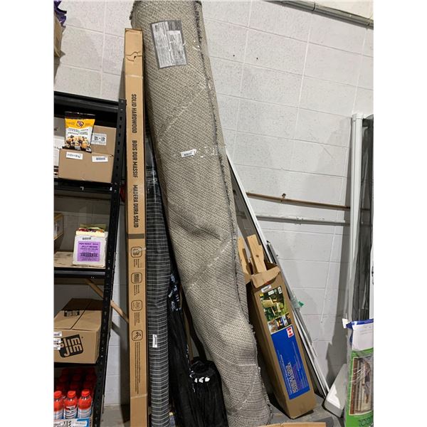 Cam Living - Brooklyn Super Soft Touch Shag Area Rug 7'10" x 10; 6"  Grey with White Design