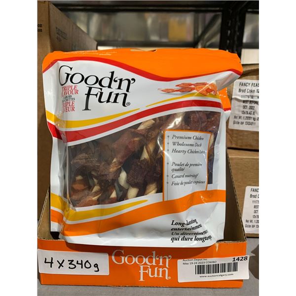 Good-n-Fun Triple Flavor Kabob Dog Snack 3 x 681g