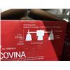 Image 4 : Canarm Covina Bathroom Vanity Light - 3 Lights - Glass - Chrome