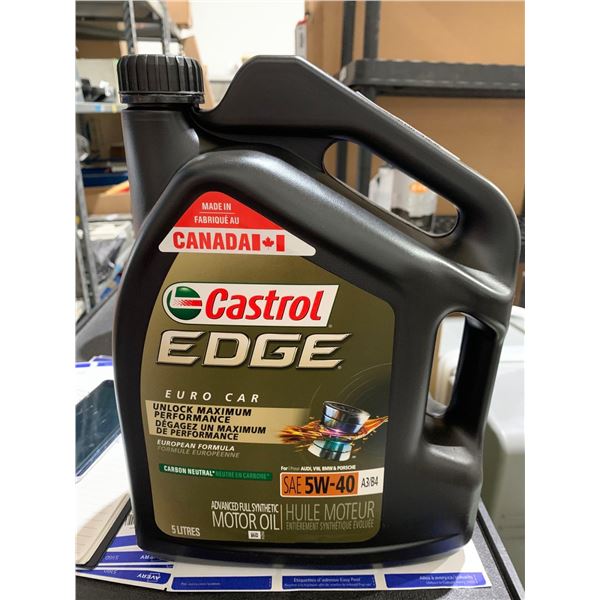 Castrol Edge Euro Car SAE 5W-40 Motor Oil 5 L