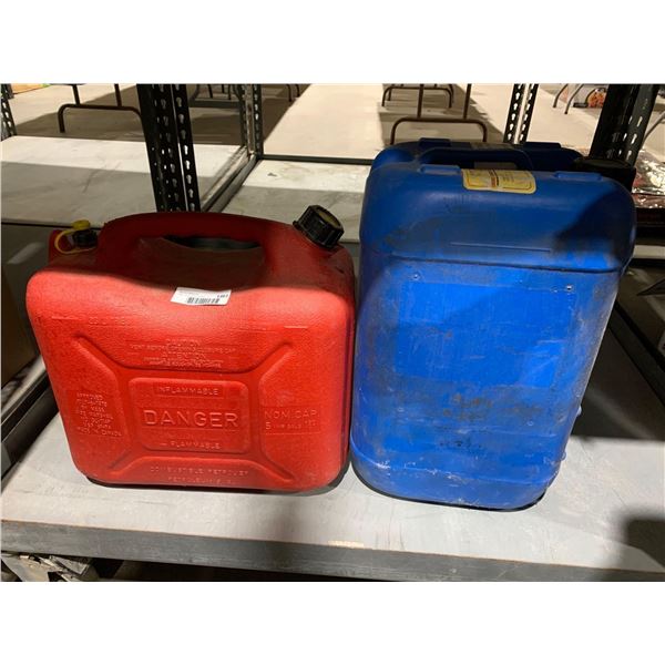 Lot of 2 Gas Cans