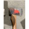 Image 3 : lot of 2 axes one is a regular axe the other is a wood splitting axe that comes with a splitting wed