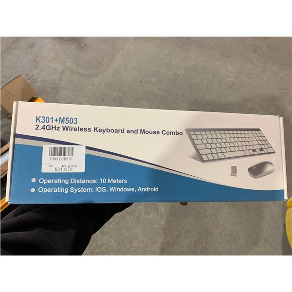 K301+M503 2.4GHz Wireless Keyboard And Mouse Combo