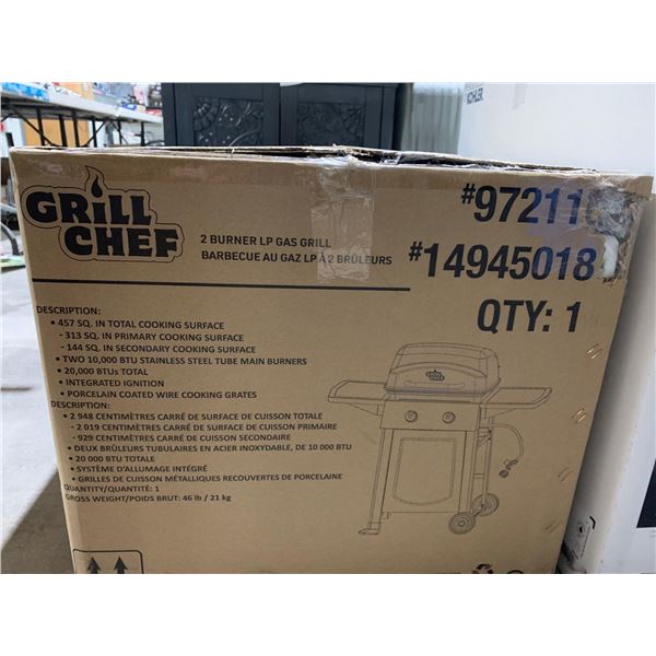 Grill Chef 2 Burner LP Gas Grill