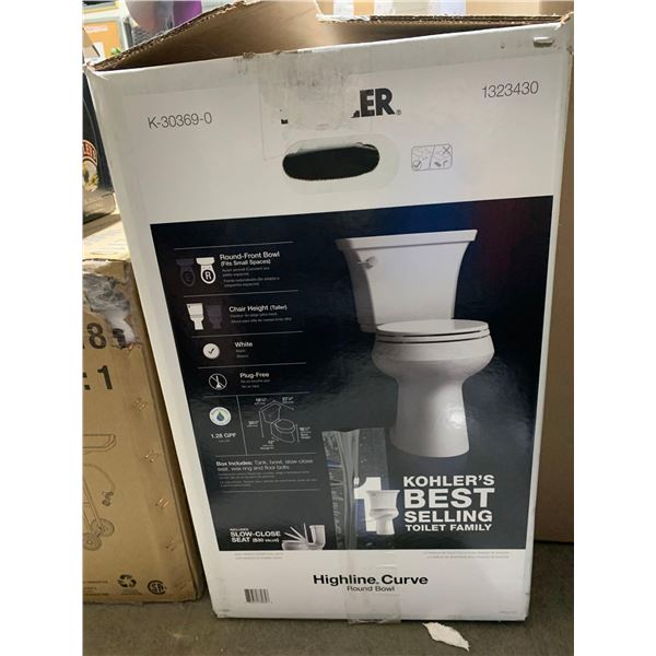 Kohler Highline Curve Round Bowl Toilet