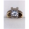 Image 3 : New Ladies Shank Style Floating 1.0 Carat Brilliant Cut Solitaire Polished Dress Ring